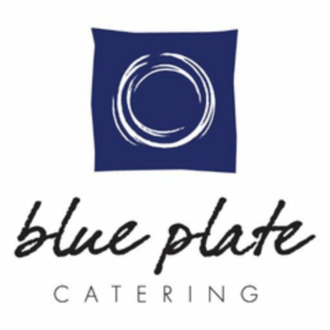 BLUE PLATE CATERING Logo (USPTO, 22.06.2016)