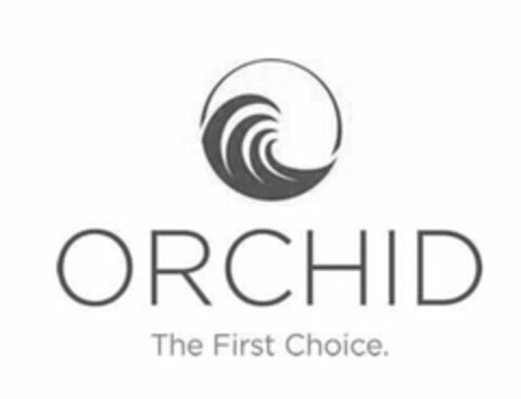 ORCHID THE FIRST CHOICE. Logo (USPTO, 29.06.2016)