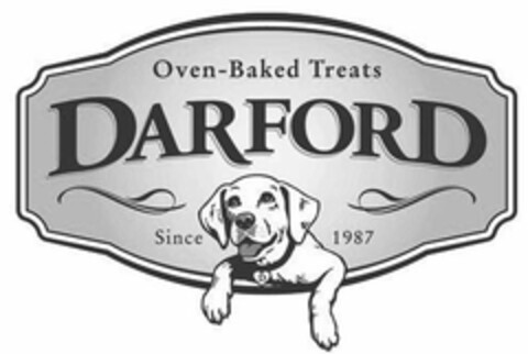 DARFORD OVEN-BAKED TREATS SINCE 1987 Logo (USPTO, 28.07.2016)