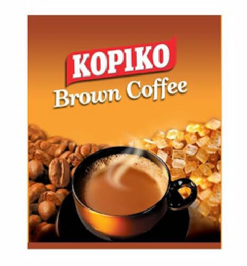 KOPIKO BROWN COFFEE Logo (USPTO, 01.08.2016)