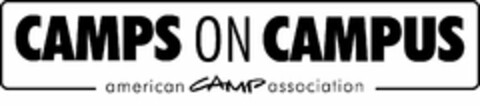 CAMPS ON CAMPUS AMERICAN CAMP ASSOCIATION Logo (USPTO, 11.01.2017)