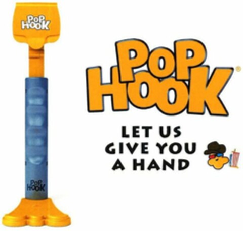 POP HOOK LET US GIVE YOU A HAND Logo (USPTO, 04/19/2017)