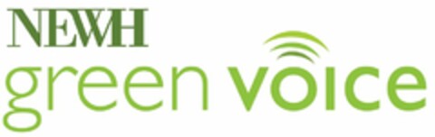 NEWH GREEN VOICE Logo (USPTO, 19.07.2017)