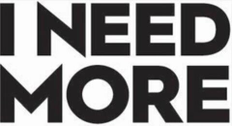 I NEED MORE Logo (USPTO, 19.09.2017)