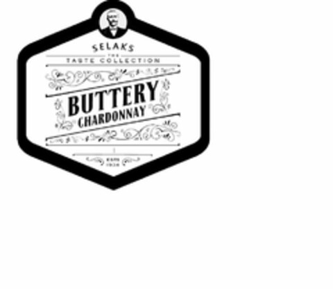 SELAKS THE TASTE COLLECTION BUTTERY CHARDONNAY EST'B 1934 Logo (USPTO, 04.02.2018)