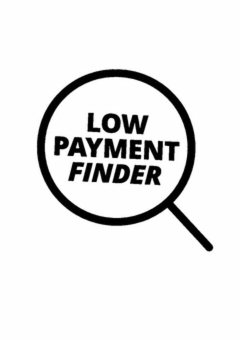 LOW PAYMENT FINDER Logo (USPTO, 16.10.2018)