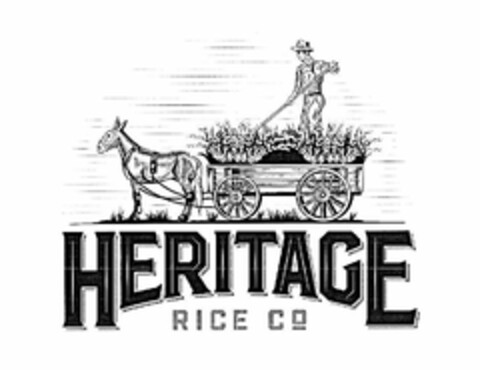 HERITAGE RICE CO Logo (USPTO, 04.07.2019)