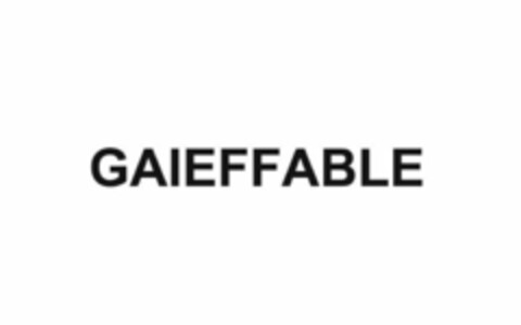 GAIEFFABLE Logo (USPTO, 18.09.2019)