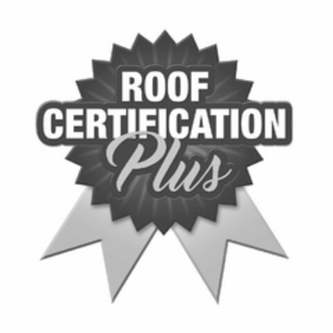 ROOF CERTIFICATION PLUS Logo (USPTO, 09/28/2019)