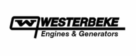 W WESTERBEKE ENGINES & GENERATORS Logo (USPTO, 11/07/2019)