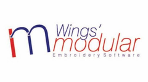 M WINGS' MODULAR EMBROIDERY SOFTWARE Logo (USPTO, 21.02.2020)