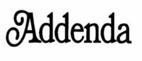 ADDENDA Logo (USPTO, 10.07.2009)