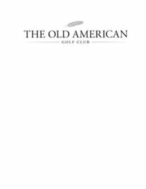 THE OLD AMERICAN GOLF CLUB Logo (USPTO, 11/10/2009)