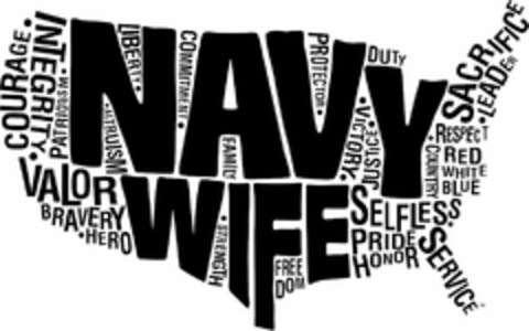 NAVY WIFE Logo (USPTO, 13.02.2010)