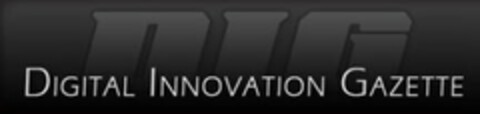 DIG DIGITAL INNOVATION GAZETTE Logo (USPTO, 12/20/2010)