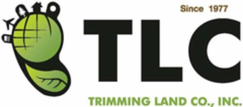 TLC TRIMMING LAND CO., INC. SINCE 1977 Logo (USPTO, 14.06.2011)