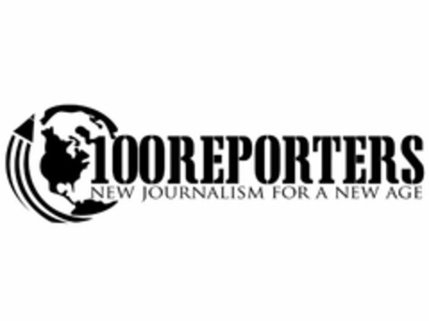 100REPORTERS NEW JOURNALISM FOR A NEW AGE Logo (USPTO, 24.10.2011)