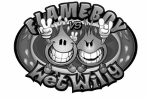 FLAMEBOY VS WET WILLY Logo (USPTO, 07.03.2012)