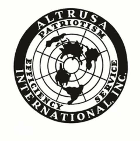 ALTRUSA INTERNATIONAL INC. PATRIOTISM EFFICIENCY SERVICE Logo (USPTO, 29.06.2012)