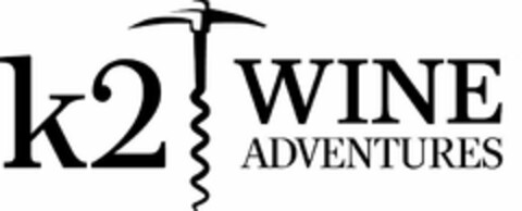 K2 WINE ADVENTURES Logo (USPTO, 31.05.2013)