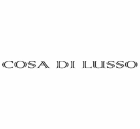 COSA DI LUSSO Logo (USPTO, 08/14/2014)