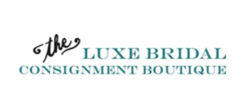 THE LUXE BRIDAL CONSIGNMENT BOUTIQUE Logo (USPTO, 11/26/2014)