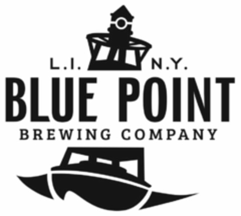 L.I. N.Y. BLUE POINT BREWING COMPANY Logo (USPTO, 23.12.2014)