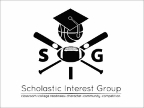 S G SCHOLASTIC INTEREST GROUP CLASSROOMCOLLEGE READINESS CHARACTER COMMUNITY COMPETITION Logo (USPTO, 09.07.2015)