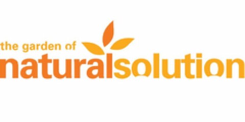 THE GARDEN OF NATURALSOLUTION Logo (USPTO, 02.09.2015)