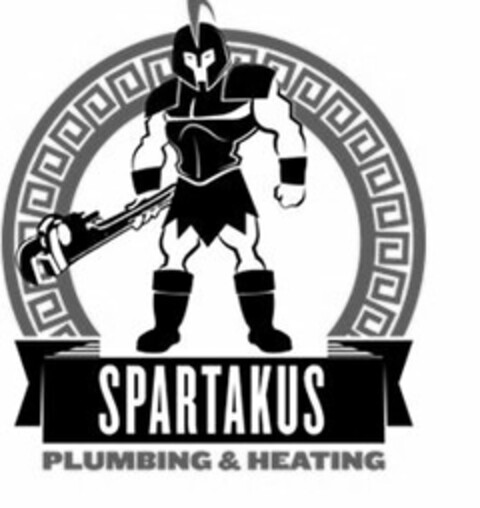 SPARTAKUS PLUMBING & HEATING Logo (USPTO, 04/27/2016)