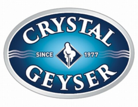 CRYSTAL GEYSER SINCE 1977 Logo (USPTO, 10/14/2016)