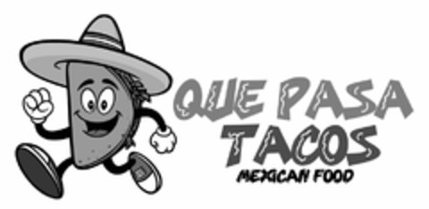 QUE PASA TACOS MEXICAN FOOD Logo (USPTO, 25.08.2017)