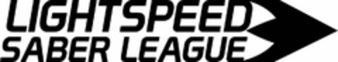 LIGHTSPEED SABER LEAGUE Logo (USPTO, 10/25/2017)