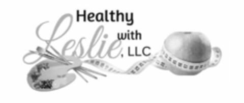 HEALTHY WITH LESLIE, LLC Logo (USPTO, 12/20/2017)