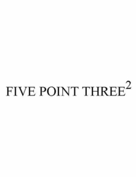 FIVE POINT THREE2 Logo (USPTO, 25.01.2018)