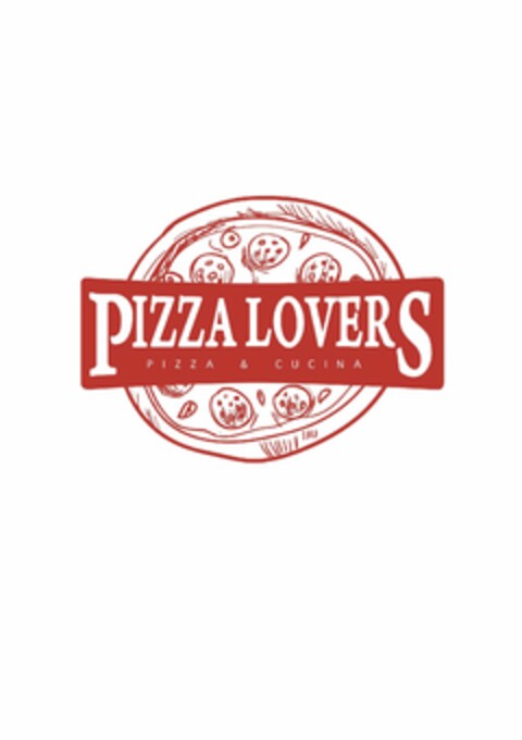 PIZZA LOVERS PIZZA & CUCINA Logo (USPTO, 08/07/2018)