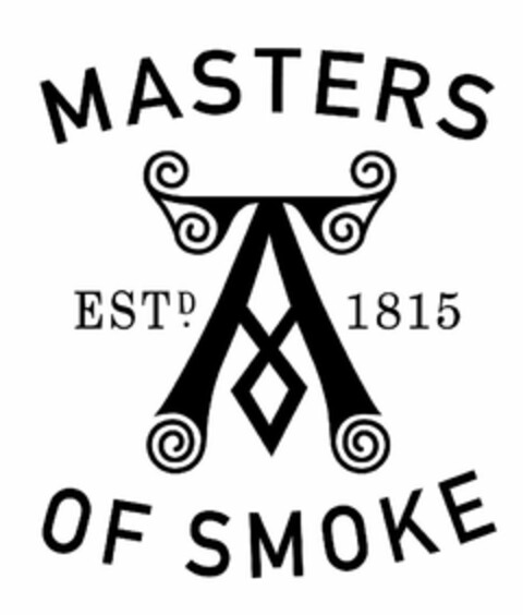 MASTERS OF SMOKE ESTD A 1815 Logo (USPTO, 02/14/2019)