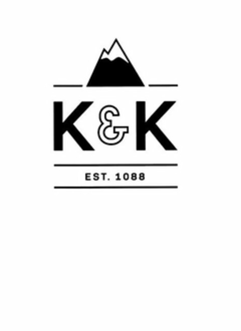 K & K EST. 1088 Logo (USPTO, 31.10.2019)