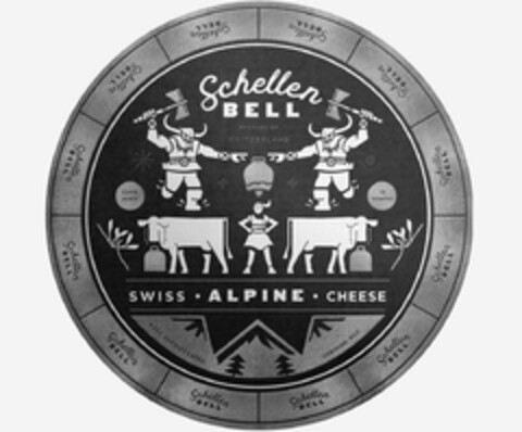 SCHELLEN BELL PRODUCT OF SWITZERLAND CAVE AGED 10 MONTHS SWISS ALPINE CHEESE KEEP REFRIGERATED CONTAINS: MILK Logo (USPTO, 11/14/2019)