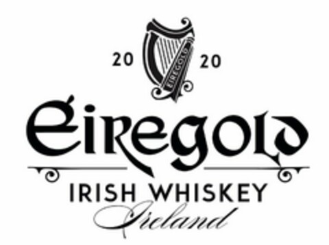 20 EIREGOLD 20 EIREGOLD IRISH WHISKEY IRELAND Logo (USPTO, 06.03.2020)