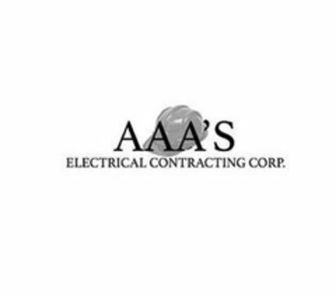 AAA'S ELECTRICAL CONTRACTING CORP. Logo (USPTO, 03.07.2020)
