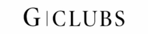 G CLUBS Logo (USPTO, 10.09.2020)