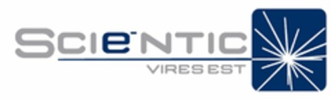 SCIENTIC VIRES EST Logo (USPTO, 05.02.2009)