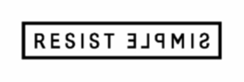 RESIST SIMPLE Logo (USPTO, 04/27/2009)