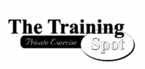 THE TRAINING SPOT PRIVATE EXERCISE Logo (USPTO, 01.12.2010)