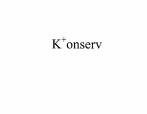 K+ONSERV Logo (USPTO, 14.12.2010)