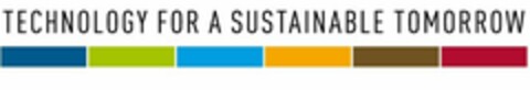 TECHNOLOGY FOR A SUSTAINABLE TOMORROW Logo (USPTO, 09.08.2011)