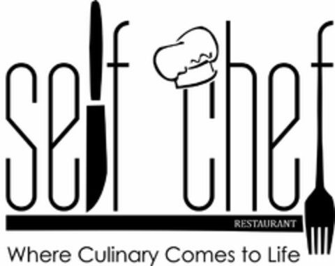 SELF CHEF RESTAURANT WHERE CULINARY COMES TO LIFE Logo (USPTO, 23.09.2011)