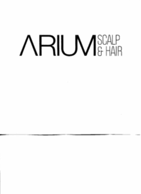 ARIUM SCALP & HAIR Logo (USPTO, 05.01.2012)