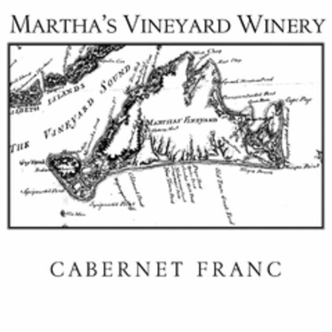 MARTHA'S VINEYARD WINERY CABERNET FRANC Logo (USPTO, 02/13/2012)